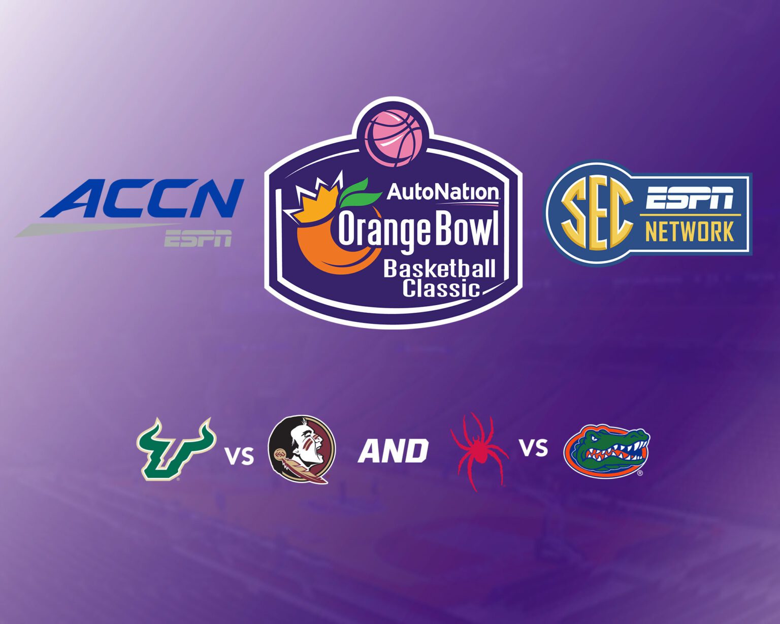 2023 AutoNation Orange Bowl Basketball Classic ﻿to Air on ACC and SEC Networks Capital One