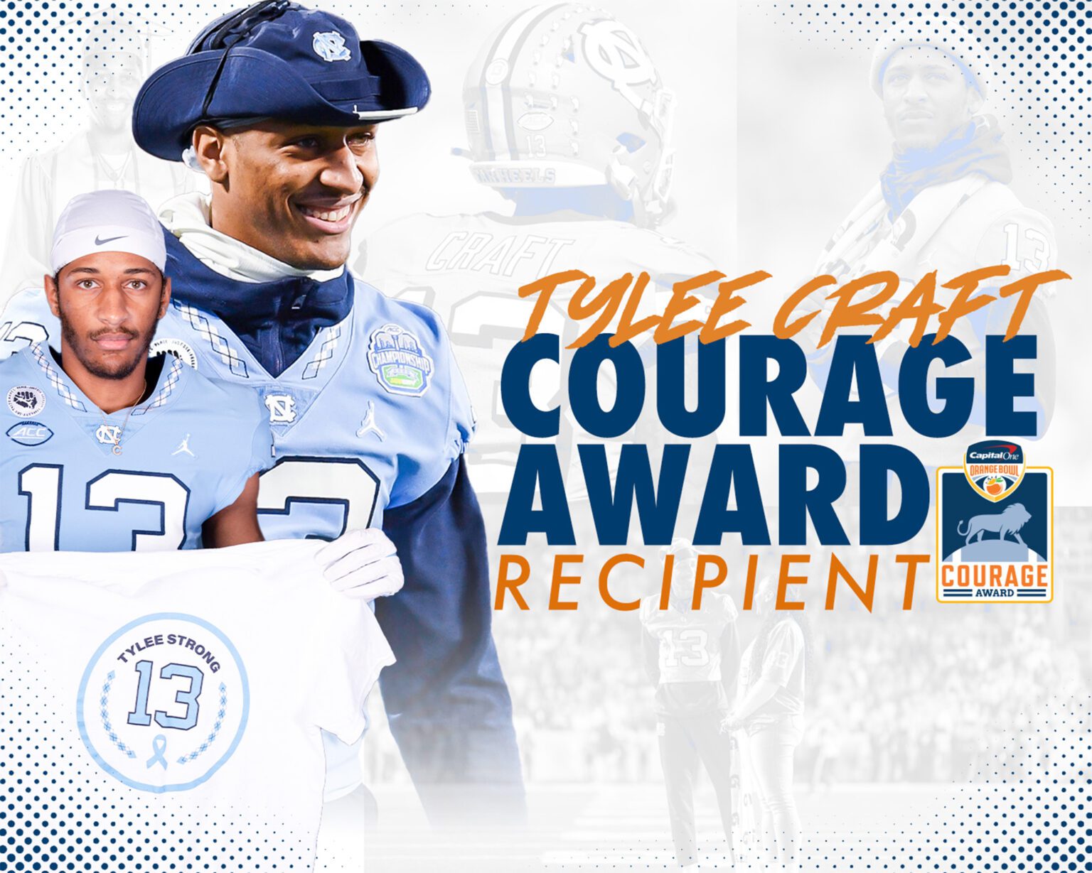 NORTH CAROLINA’S TYLEE CRAFT NAMED RECIPIENT OF CAPITAL ONE ORANGE BOWL